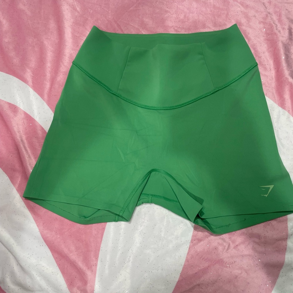 Green Women's Athletic Shorts